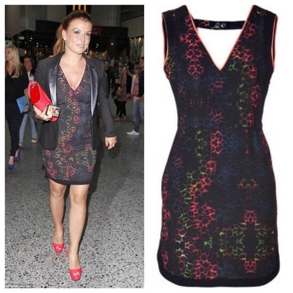 Sandro Paris Leopard Lace shift dress -l - Picture 3 of 4